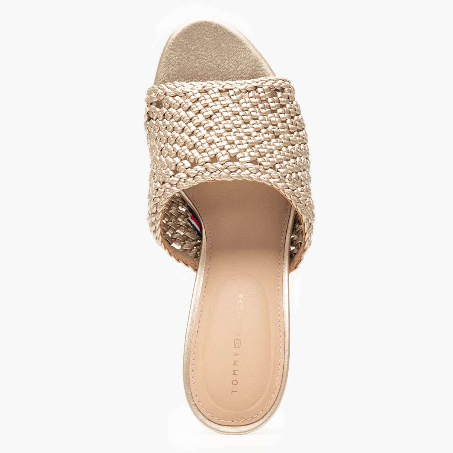 Women Mules Metallic.Mule Gold ECOleather Tommy Hilfiger Women Mules Metallic.Mule Gold ECOleather Tommy Hilfiger