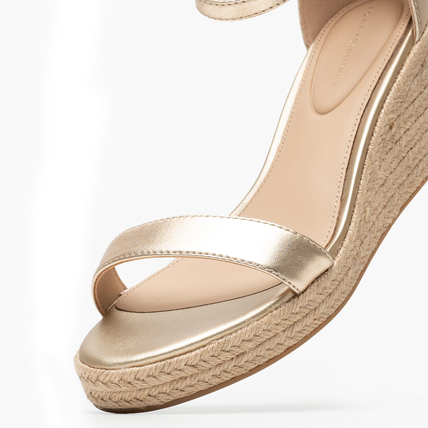 Γυναικείες Πλατφόρμες Χαμηλές Metallic.Wedge Χρυσό Δέρμα Tommy Hilfiger Γυναικείες Πλατφόρμες Χαμηλές Metallic.Wedge Χρυσό Δέρμα Tommy Hilfiger