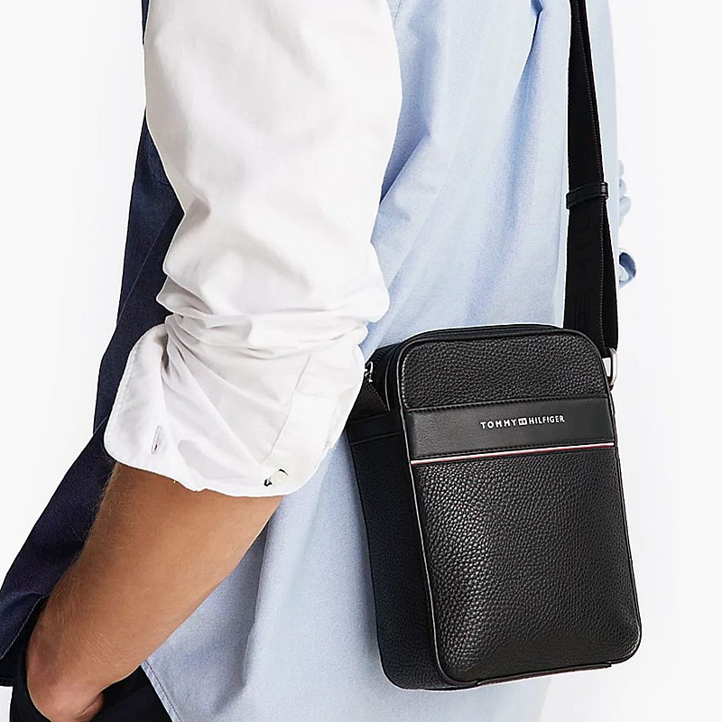 Men Bags Mini.Corp Black ECOleather Tommy Hilfiger