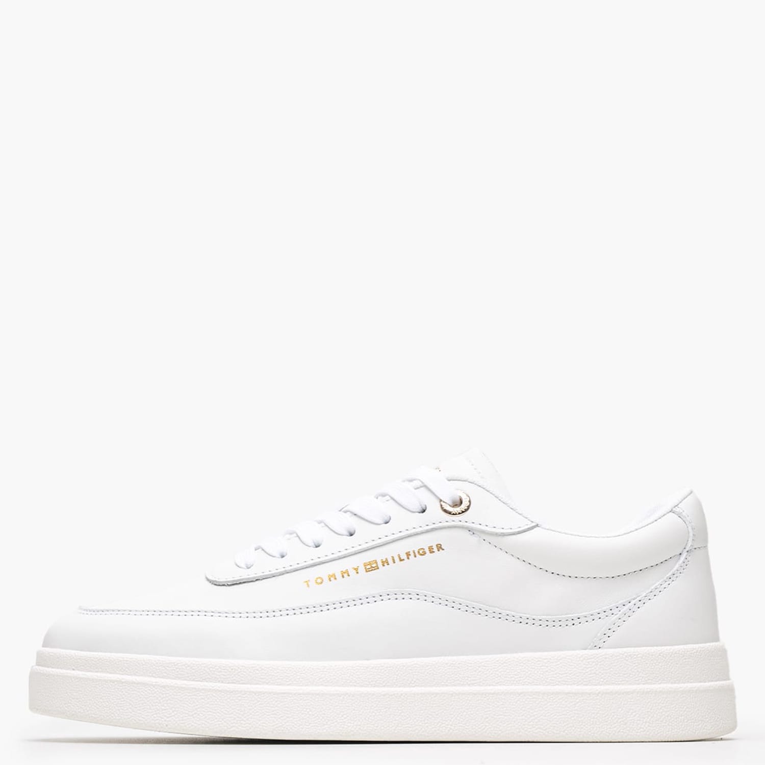 Γυναικεία Παπούτσια Casual Modern.Court Άσπρο Δέρμα Tommy Hilfiger