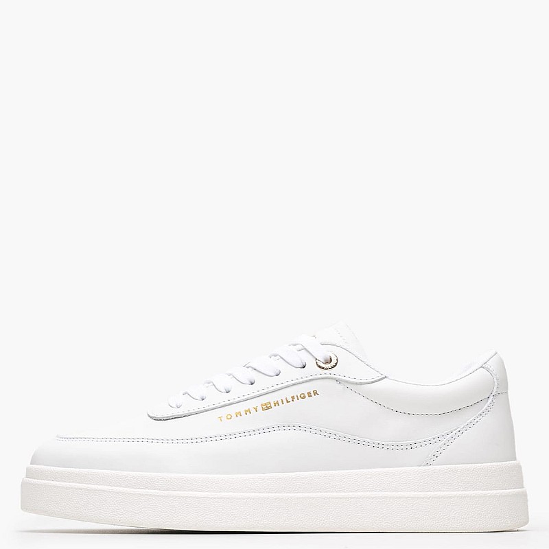 Γυναικεία Παπούτσια Casual Modern.Court Άσπρο Δέρμα Tommy Hilfiger