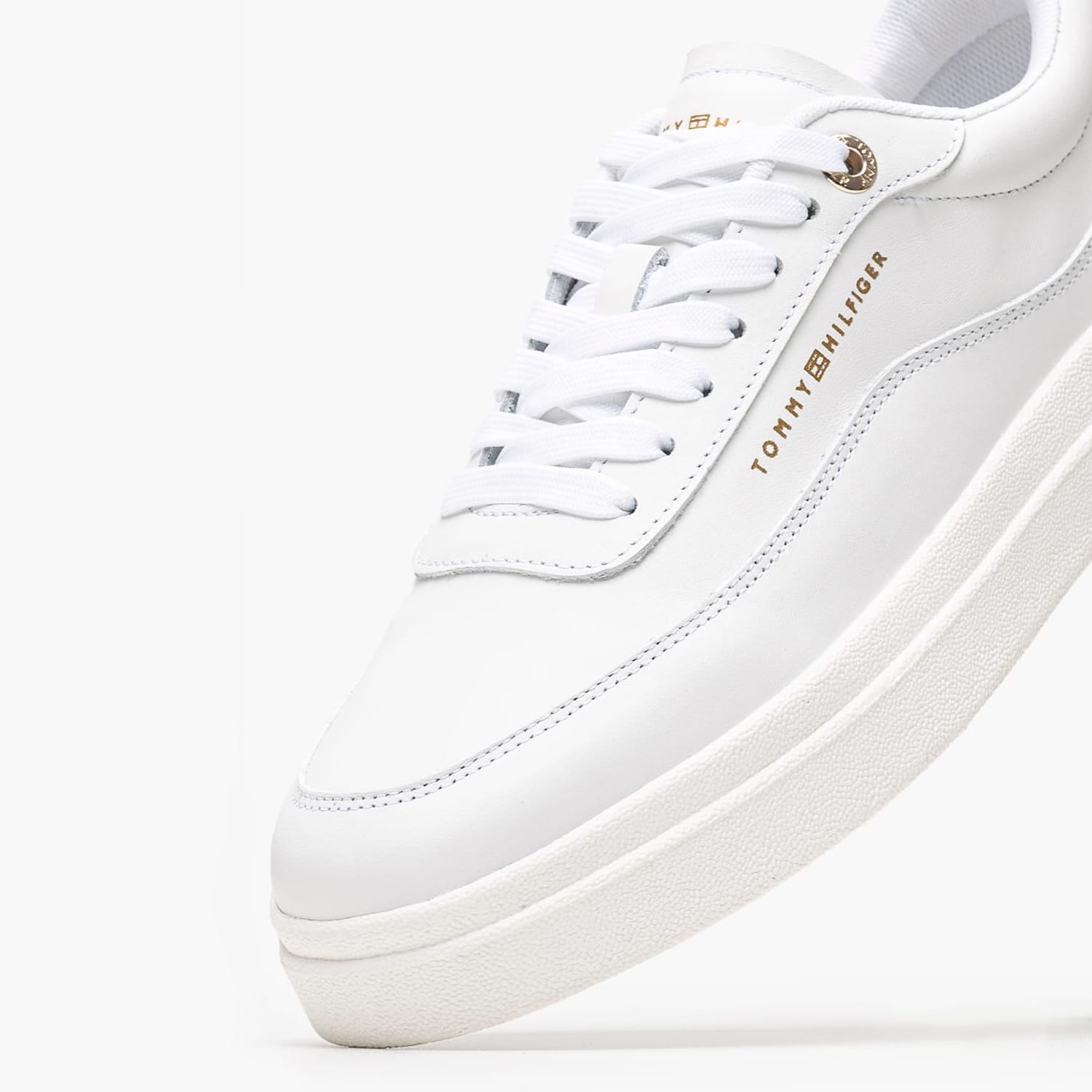 Γυναικεία Παπούτσια Casual Modern.Court Άσπρο Δέρμα Tommy Hilfiger