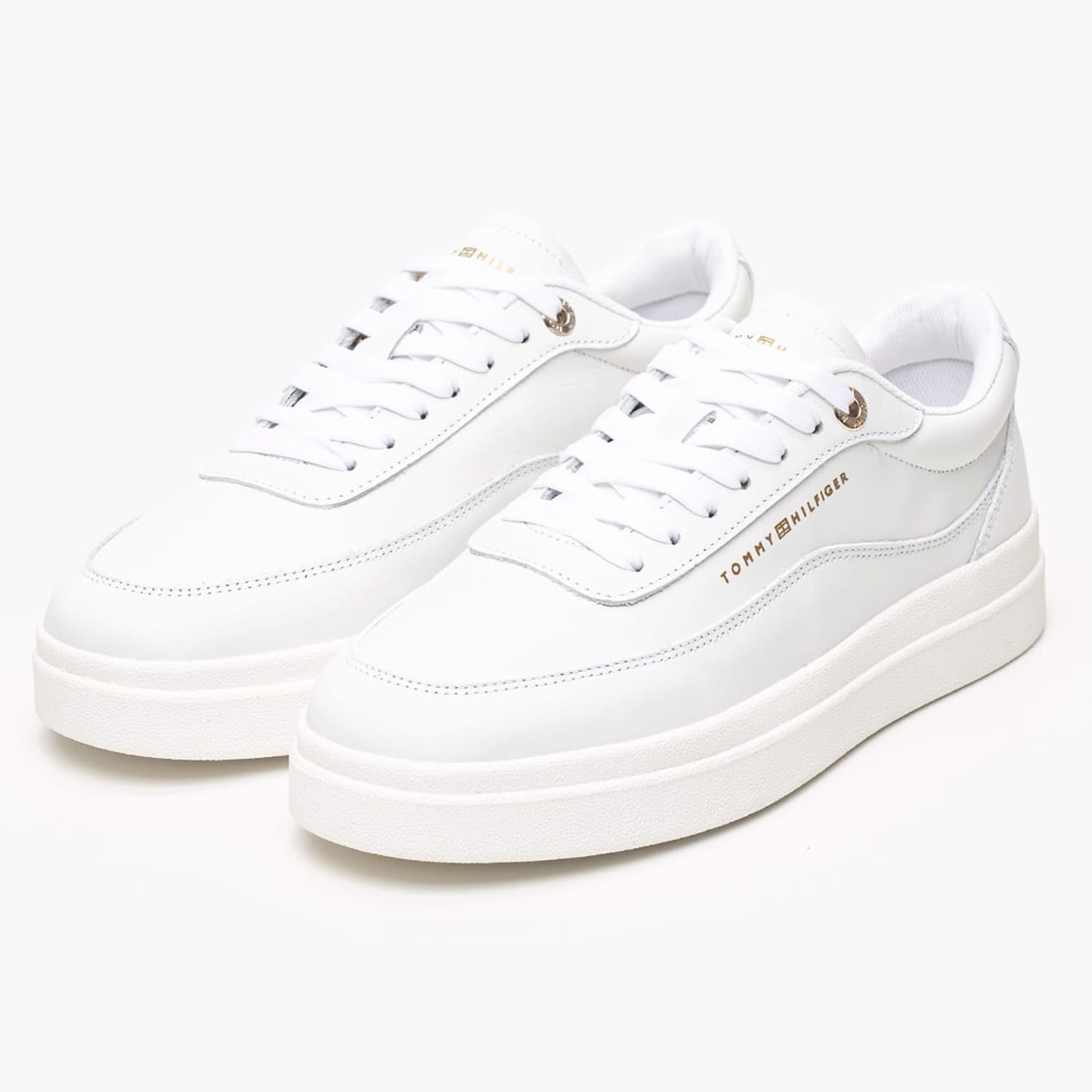 Γυναικεία Παπούτσια Casual Modern.Court Άσπρο Δέρμα Tommy Hilfiger Γυναικεία Παπούτσια Casual Modern.Court Άσπρο Δέρμα Tommy Hilfiger