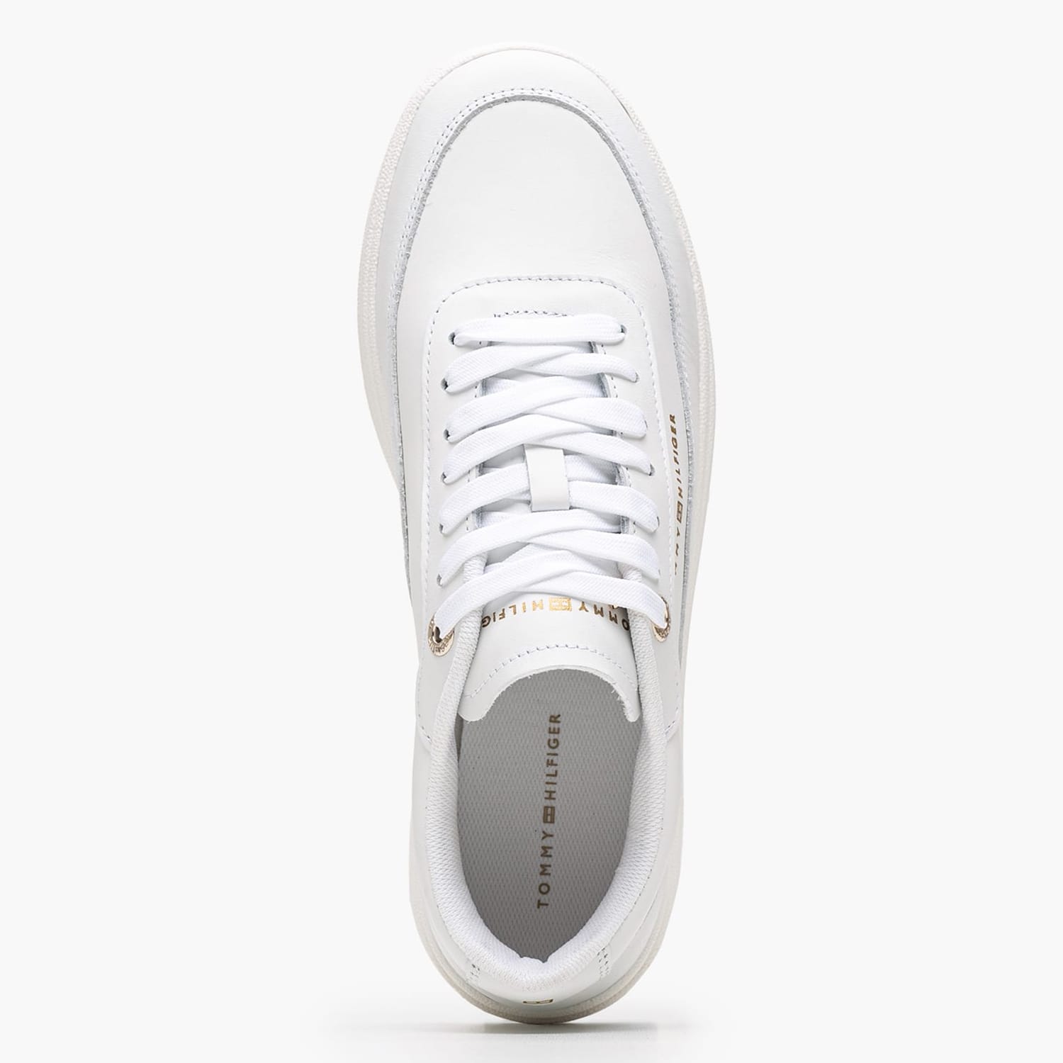 Γυναικεία Παπούτσια Casual Modern.Court Άσπρο Δέρμα Tommy Hilfiger Γυναικεία Παπούτσια Casual Modern.Court Άσπρο Δέρμα Tommy Hilfiger