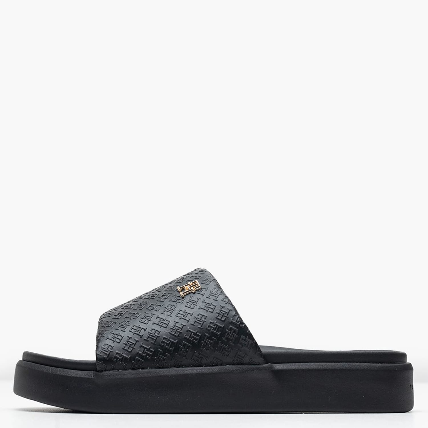 Γυναικείες Σαγιονάρες & Πέδιλα Mono.Pool Μαύρο ECOleather Tommy Hilfiger