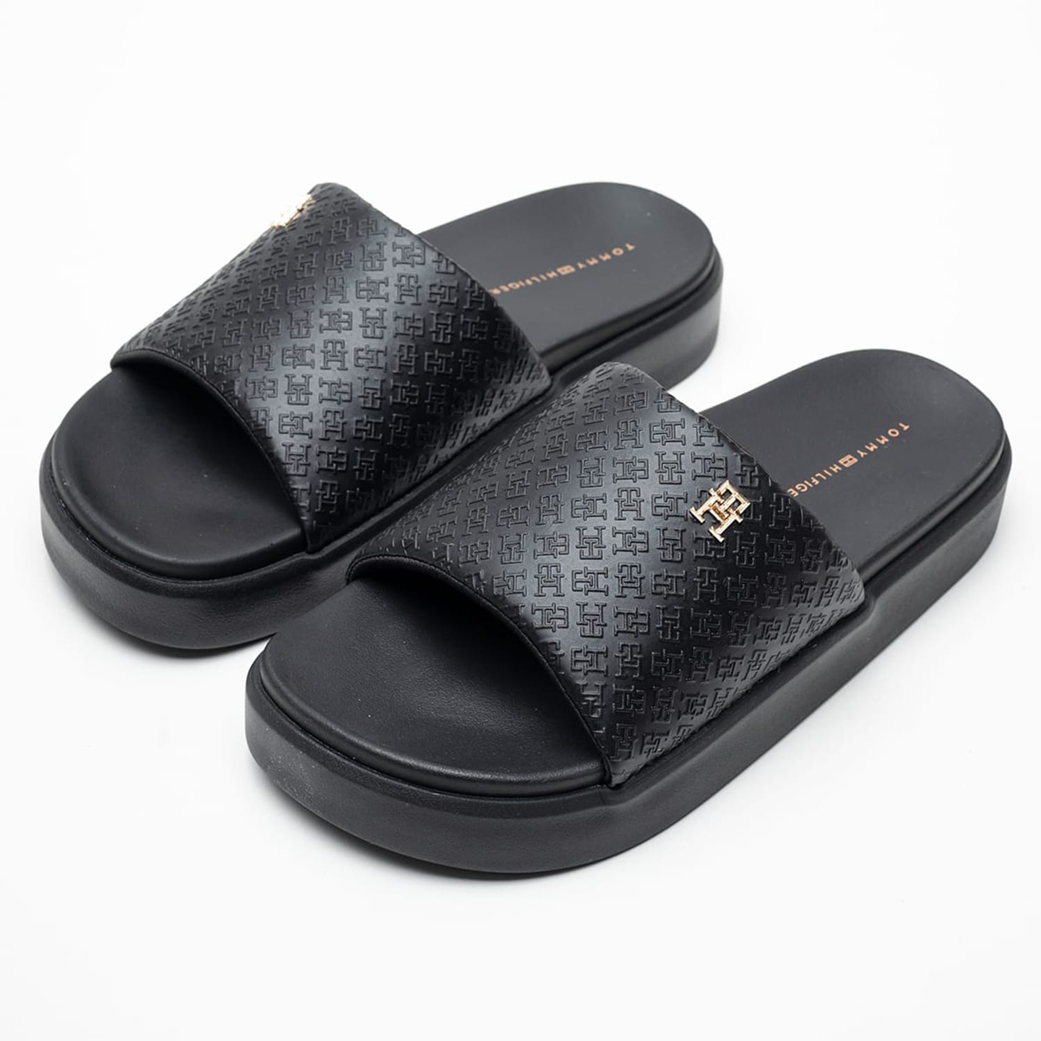 Γυναικείες Σαγιονάρες & Πέδιλα Mono.Pool Μαύρο ECOleather Tommy Hilfiger Γυναικείες Σαγιονάρες & Πέδιλα Mono.Pool Μαύρο ECOleather Tommy Hilfiger