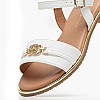 Kids Flip Flops & Sandals Monogram.Sandal White ECOleather Tommy Hilfiger Kids Flip Flops & Sandals Monogram.Sandal White ECOleather Tommy Hilfiger