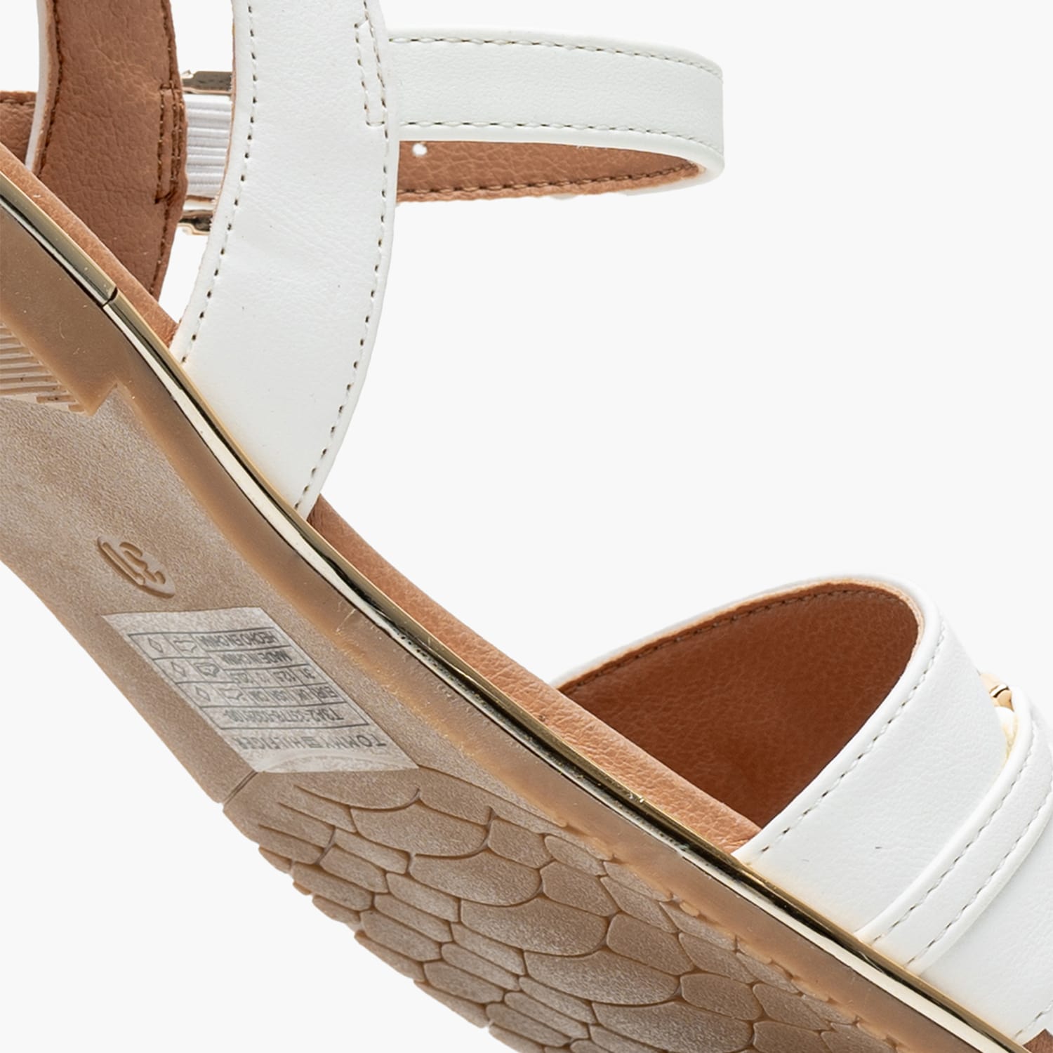 Kids Flip Flops & Sandals Monogram.Sandal White ECOleather Tommy Hilfiger Kids Flip Flops & Sandals Monogram.Sandal White ECOleather Tommy Hilfiger