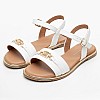 Kids Flip Flops & Sandals Monogram.Sandal White ECOleather Tommy Hilfiger Kids Flip Flops & Sandals Monogram.Sandal White ECOleather Tommy Hilfiger