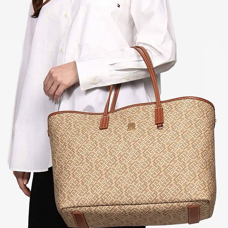 Γυναικείες Τσάντες Monoplay.Lth Μπεζ ECOleather Tommy Hilfiger