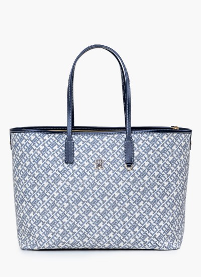 Γυναικείες Τσάντες Monoplay.Tote Μπλε ECOleather Tommy Hilfiger