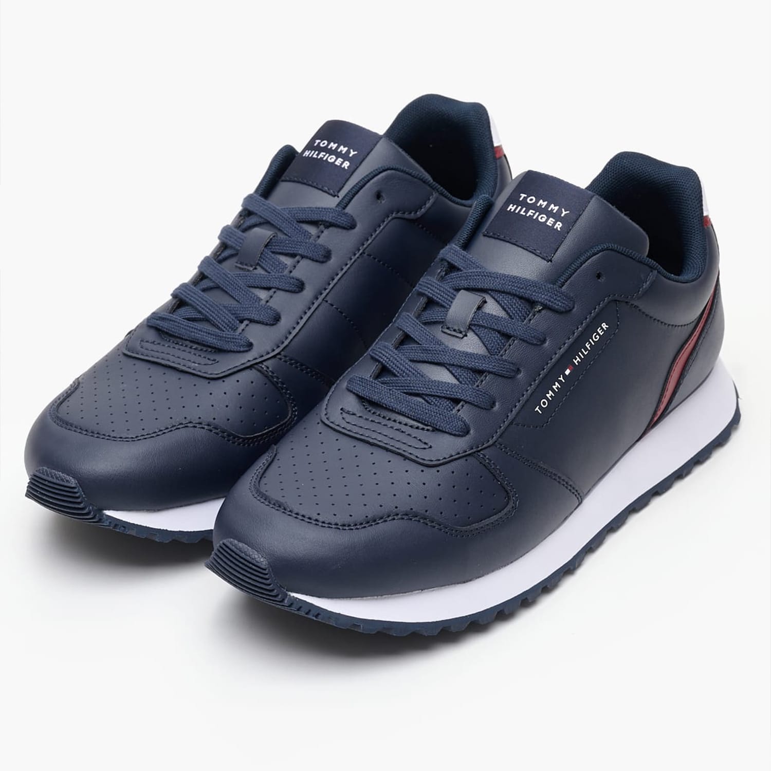 Ανδρικά Παπούτσια Casual New.Flag Μπλε Δέρμα Tommy Hilfiger Ανδρικά Παπούτσια Casual New.Flag Μπλε Δέρμα Tommy Hilfiger