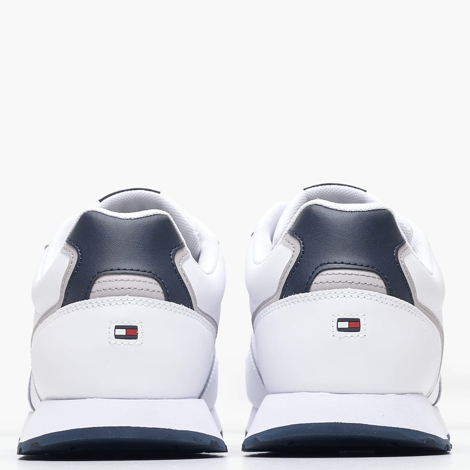 Men Casual Shoes New.Flag White Leather Tommy Hilfiger Men Casual Shoes New.Flag White Leather Tommy Hilfiger