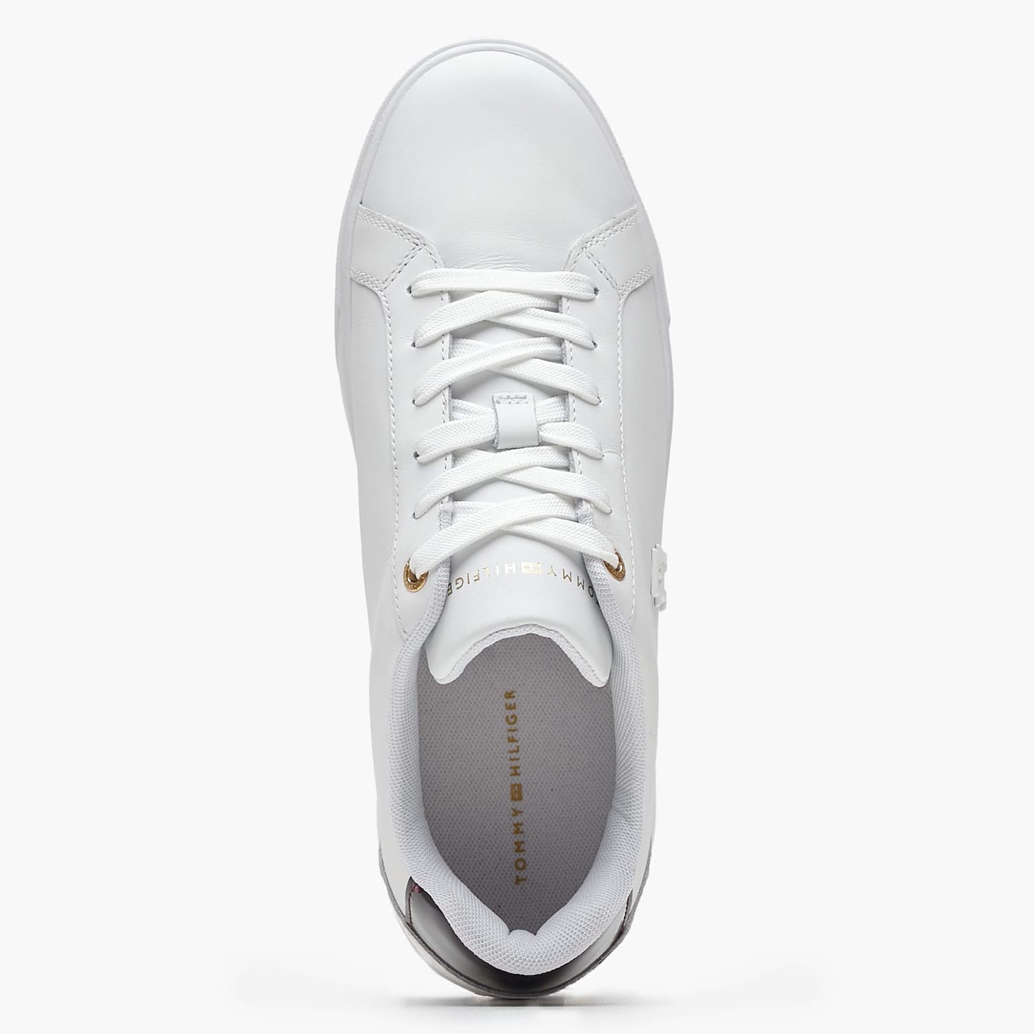Γυναικεία Παπούτσια Casual Platform.Court Άσπρο Δέρμα Tommy Hilfiger Γυναικεία Παπούτσια Casual Platform.Court Άσπρο Δέρμα Tommy Hilfiger