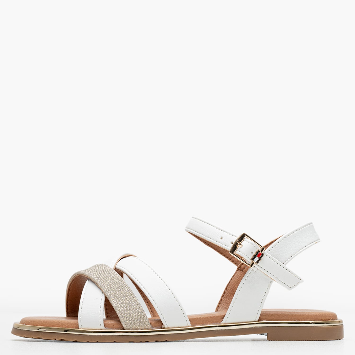 Παιδικές Σαγιονάρες & Πέδιλα Plati.Sandal Άσπρο ECOleather Tommy Hilfiger