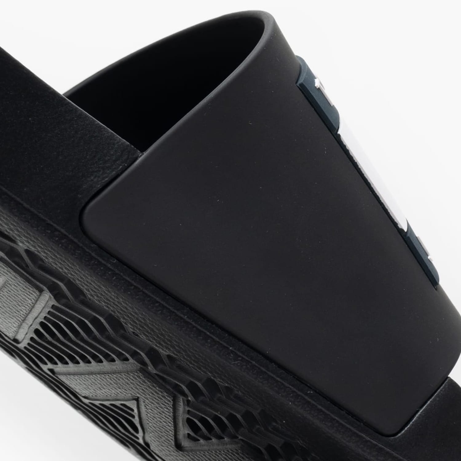 Men Flip Flops & Sandals Pool.Slide Black Rubber Tommy Hilfiger Flip Flops & Sandals Tommy Hilfiger Pool.Slide-Black