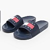 Men Flip Flops & Sandals Pool.Slide Blue Rubber Tommy Hilfiger Men Flip Flops & Sandals Pool.Slide Blue Rubber Tommy Hilfiger