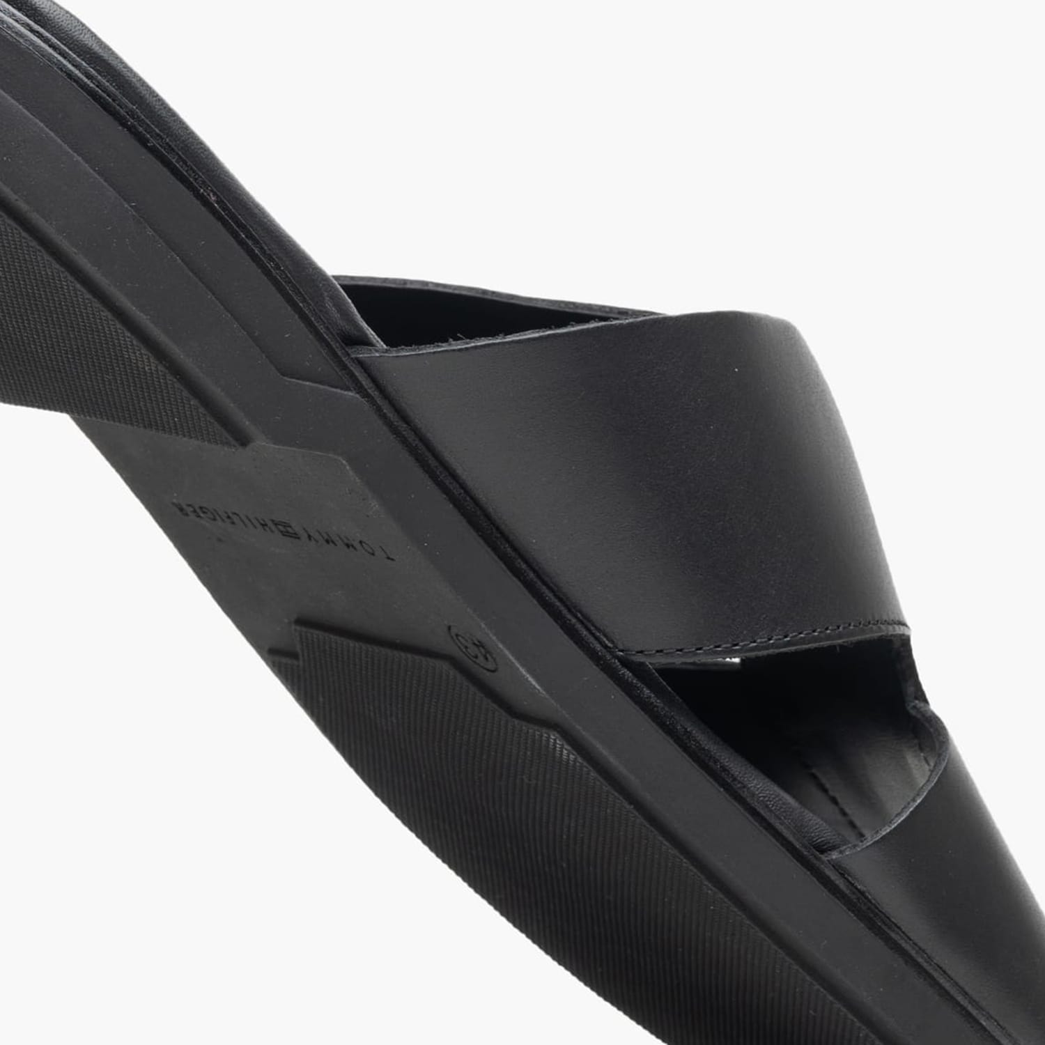 Ανδρικές Σαγιονάρες & Πέδιλα Premium.Slipon Μαύρο Δέρμα Tommy Hilfiger Ανδρικές Σαγιονάρες & Πέδιλα Premium.Slipon Μαύρο Δέρμα Tommy Hilfiger