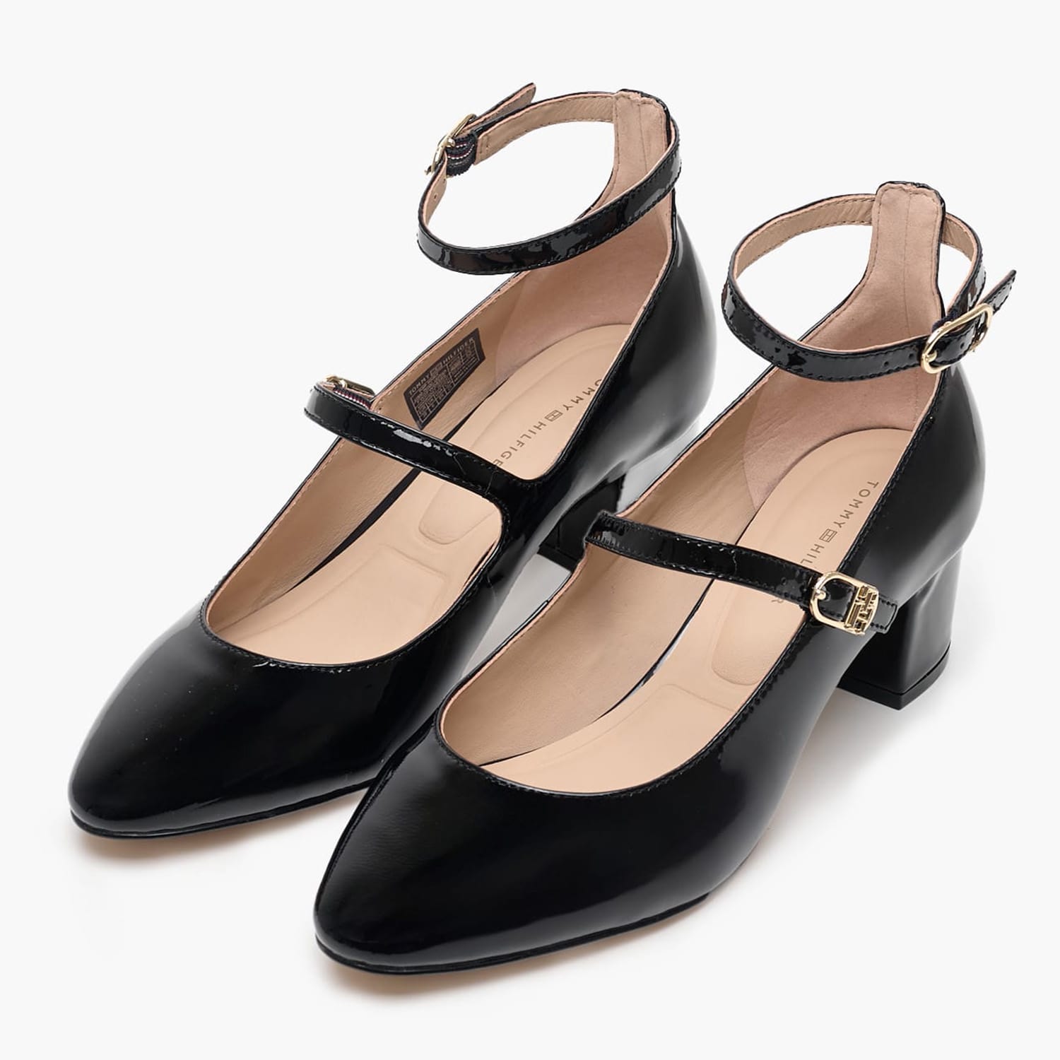 Γυναικείες Γόβες & Peeptoes Χαμηλές Pump.Patent Μαύρο Δέρμα Λουστρίνι Tommy Hilfiger Γυναικείες Γόβες & Peeptoes Χαμηλές Pump.Patent Μαύρο Δέρμα Λουστρίνι Tommy Hilfiger