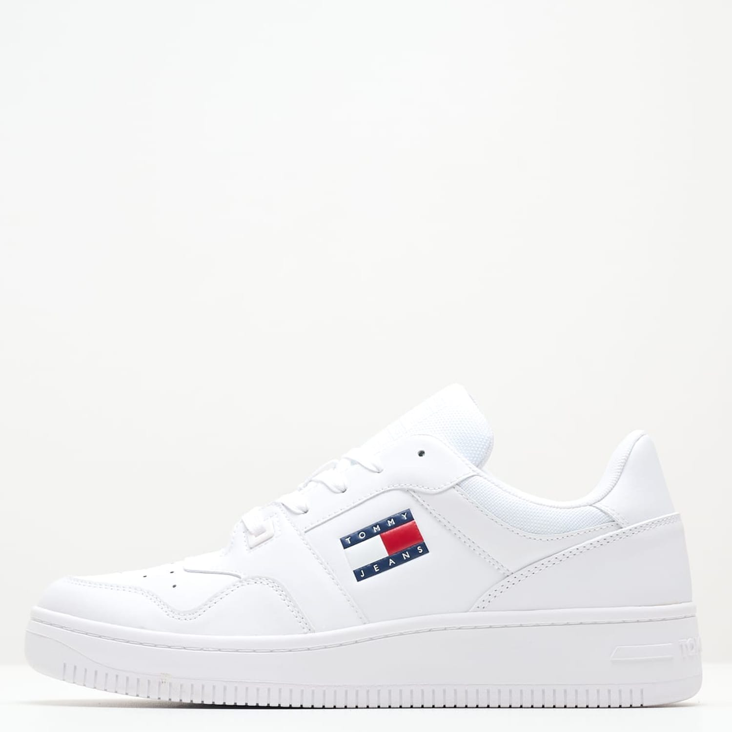 Ανδρικά Παπούτσια Casual Retro.Ess Άσπρο Δέρμα Tommy Hilfiger