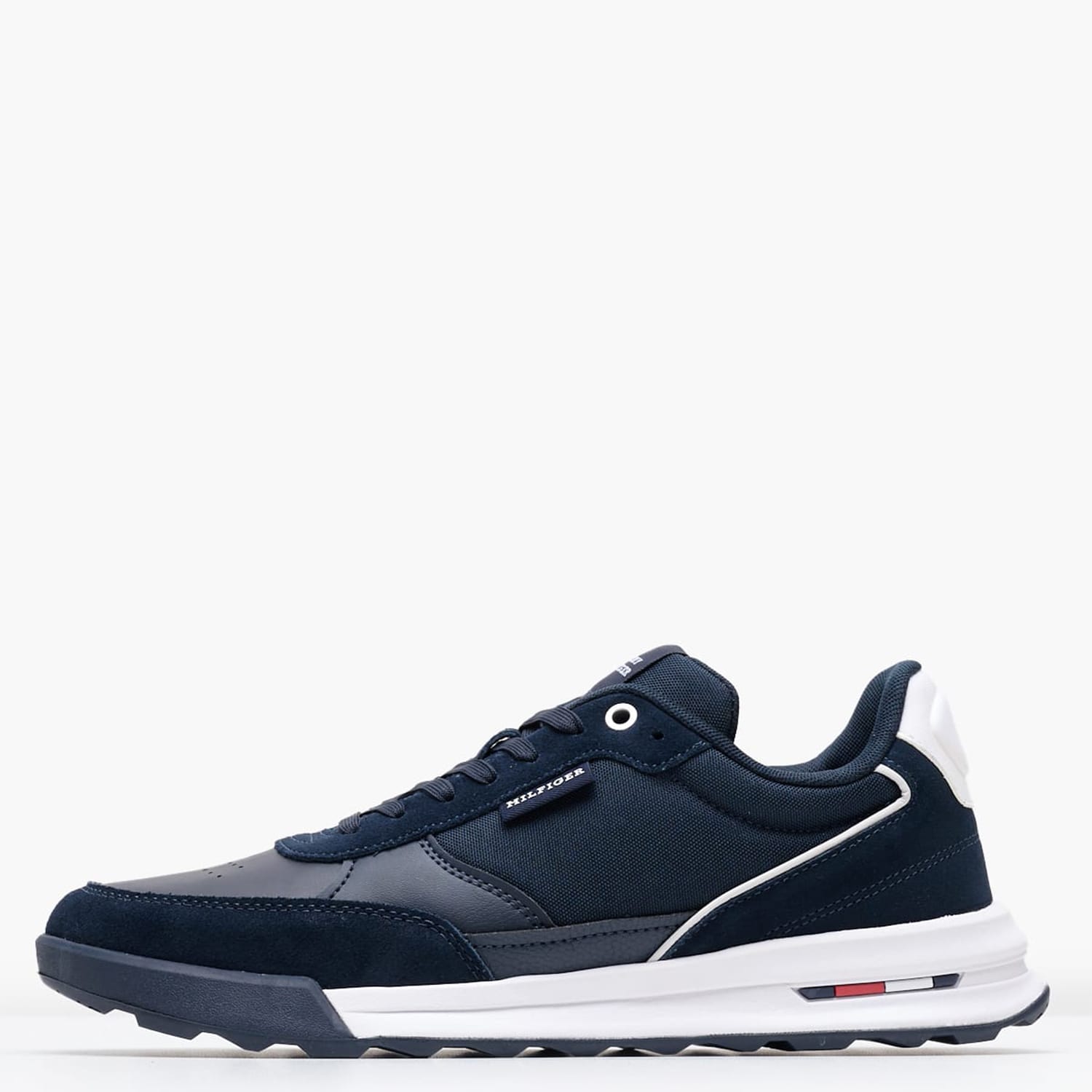 Ανδρικά Παπούτσια Casual Retro.Rnr Μπλε Δέρμα-Ύφασμα Tommy Hilfiger