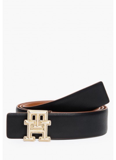 Γυναικείες Ζώνες Rev.Monogram Ταμπά Δέρμα Tommy Hilfiger
