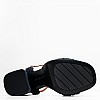 Women Sandals Rope.Heel Blue Fabric Tommy Hilfiger