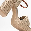 Women Sandals Rope.Heel Beige Fabric Tommy Hilfiger Women Sandals Rope.Heel Beige Fabric Tommy Hilfiger