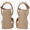 Women Sandals Rope.Heel Beige Fabric Tommy Hilfiger Women Sandals Rope.Heel Beige Fabric Tommy Hilfiger