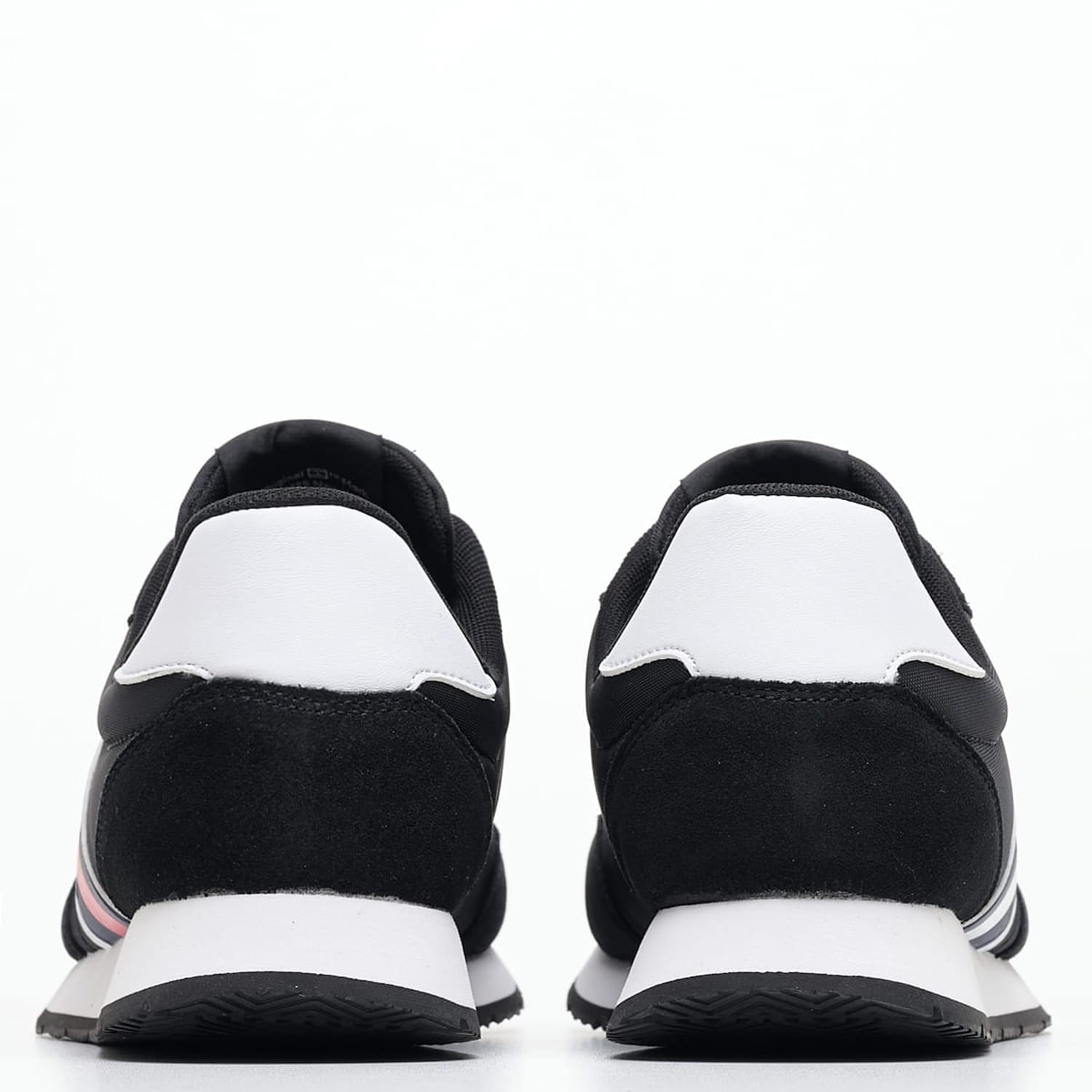 Ανδρικά Παπούτσια Casual Runner.Casual Μαύρο Δέρμα Καστόρι-Ύφασμα Tommy Hilfiger Ανδρικά Παπούτσια Casual Runner.Casual Μαύρο Δέρμα Καστόρι-Ύφασμα Tommy Hilfiger