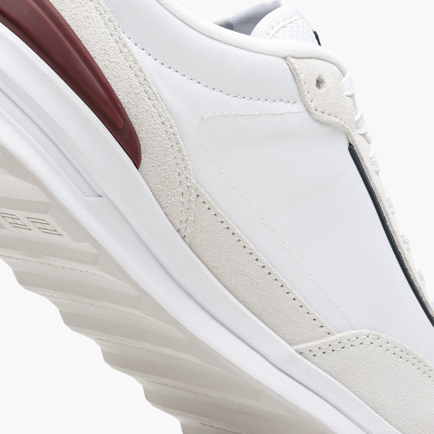 Ανδρικά Παπούτσια Casual Runner.Seasonal Άσπρο Δέρμα Καστόρι-Ύφασμα Tommy Hilfiger Ανδρικά Παπούτσια Casual Runner.Seasonal Άσπρο Δέρμα Καστόρι-Ύφασμα Tommy Hilfiger