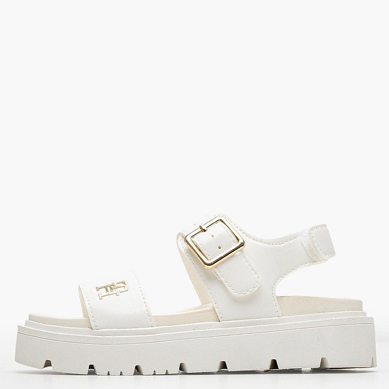 Παιδικές Σαγιονάρες & Πέδιλα Sandal Άσπρο ECOleather Tommy Hilfiger