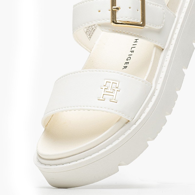 Παιδικές Σαγιονάρες & Πέδιλα Sandal Άσπρο ECOleather Tommy Hilfiger