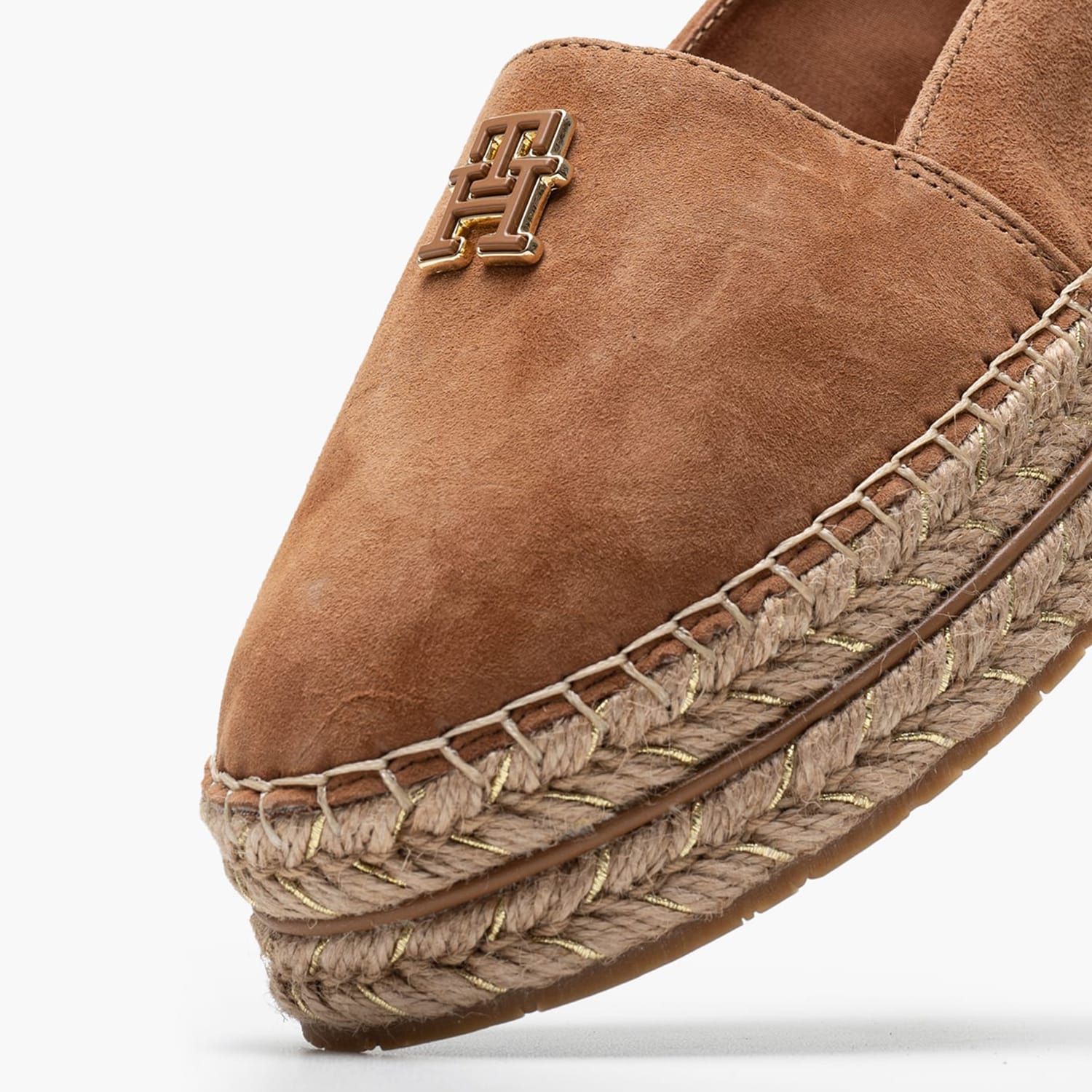 Γυναικείες Εσπαντρίγιες Sd.Espadrille Ταμπά Δέρμα Καστόρι Tommy Hilfiger