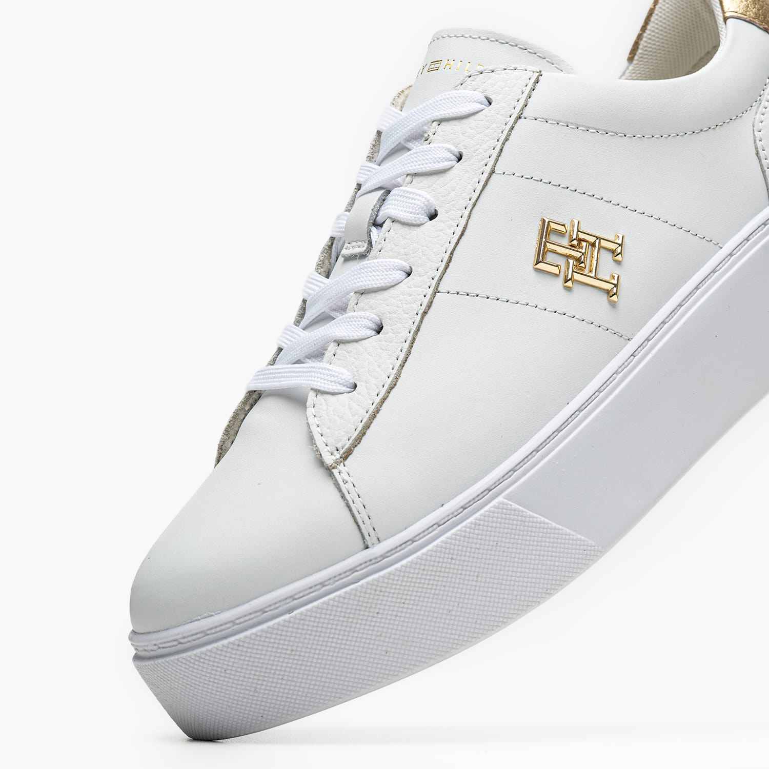 Γυναικεία Παπούτσια Casual Snkr.Platform Άσπρο Δέρμα Tommy Hilfiger