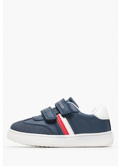 Παιδικά Παπούτσια Casual 574.B Μαύρο ECOleather New Balance
