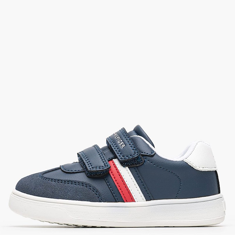 Kids Casual Shoes Stripes.L Blue ECOleather Tommy Hilfiger