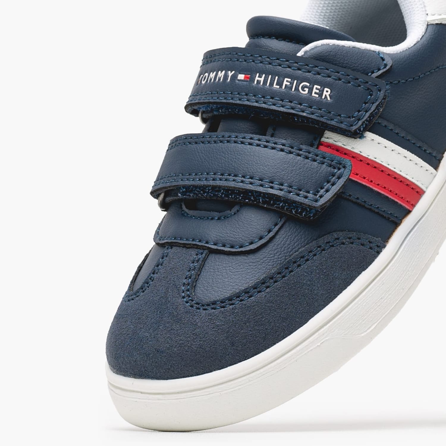 Παιδικά Παπούτσια Casual Stripes.L Μπλε ECOleather Tommy Hilfiger