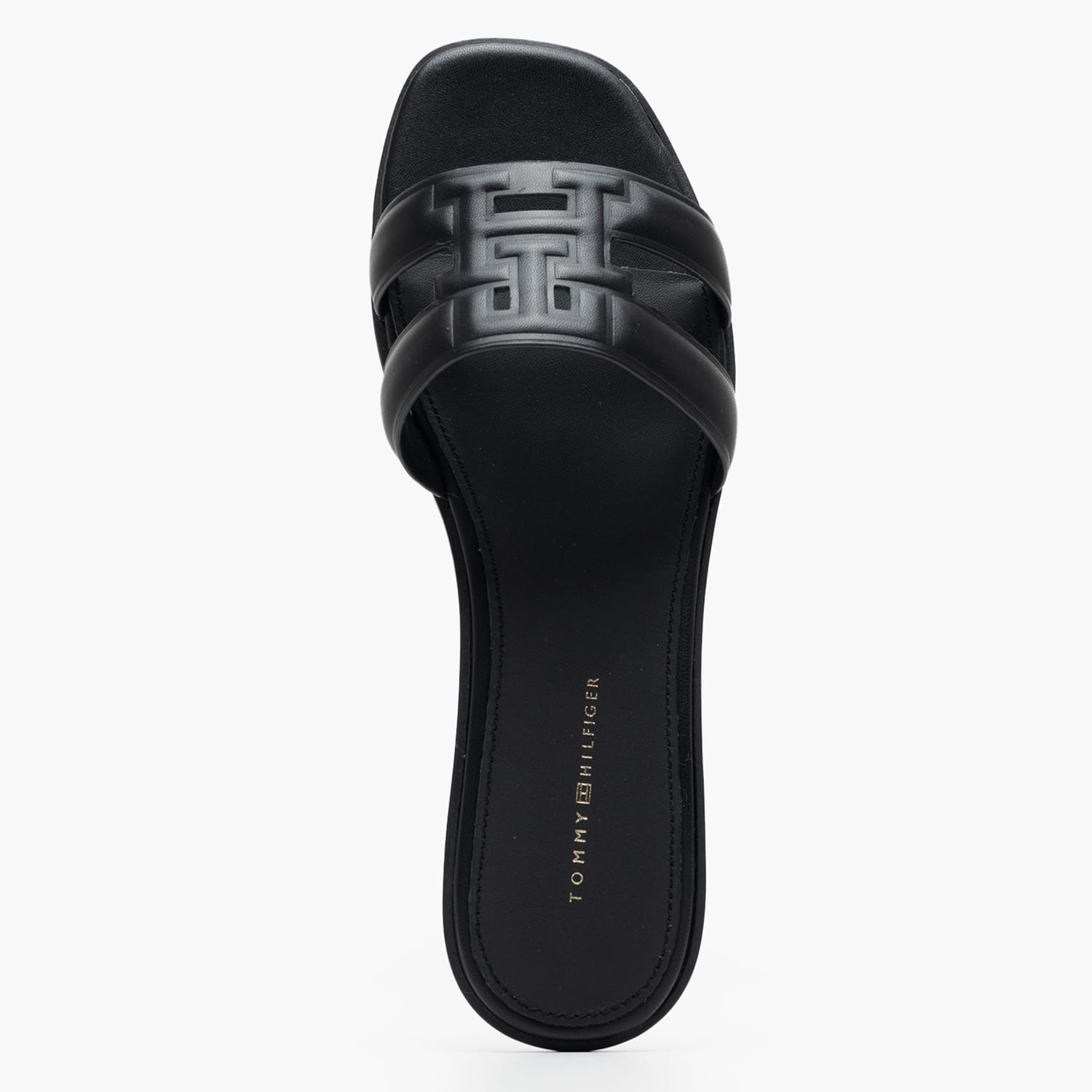 Γυναικεία Flats Th.Mule Μαύρο Δέρμα Tommy Hilfiger Γυναικεία Flats Th.Mule Μαύρο Δέρμα Tommy Hilfiger