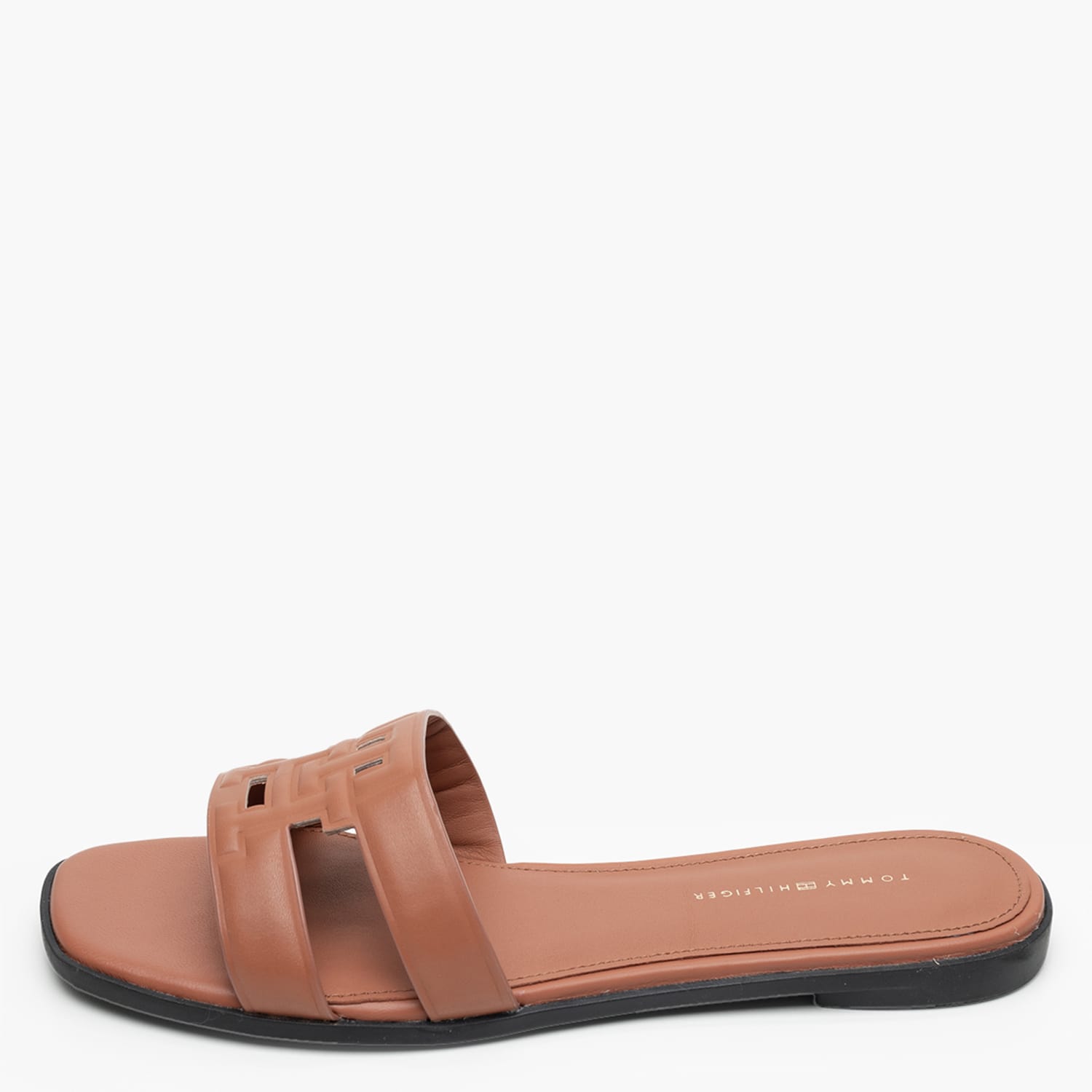 Γυναικεία Flats Th.Mule Ταμπά Δέρμα Tommy Hilfiger