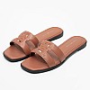 Γυναικεία Flats Th.Mule Ταμπά Δέρμα Tommy Hilfiger Γυναικεία Flats Th.Mule Ταμπά Δέρμα Tommy Hilfiger