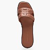 Γυναικεία Flats Th.Mule Ταμπά Δέρμα Tommy Hilfiger Γυναικεία Flats Th.Mule Ταμπά Δέρμα Tommy Hilfiger