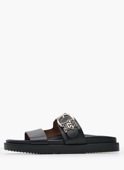 Γυναικεία Παπούτσια Casual Basket.Ess Άσπρο Δέρμα Tommy Hilfiger