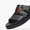Γυναικεία Flats Th.Sporty.Mule Μαύρο Δέρμα Tommy Hilfiger Γυναικεία Flats Th.Sporty.Mule Μαύρο Δέρμα Tommy Hilfiger
