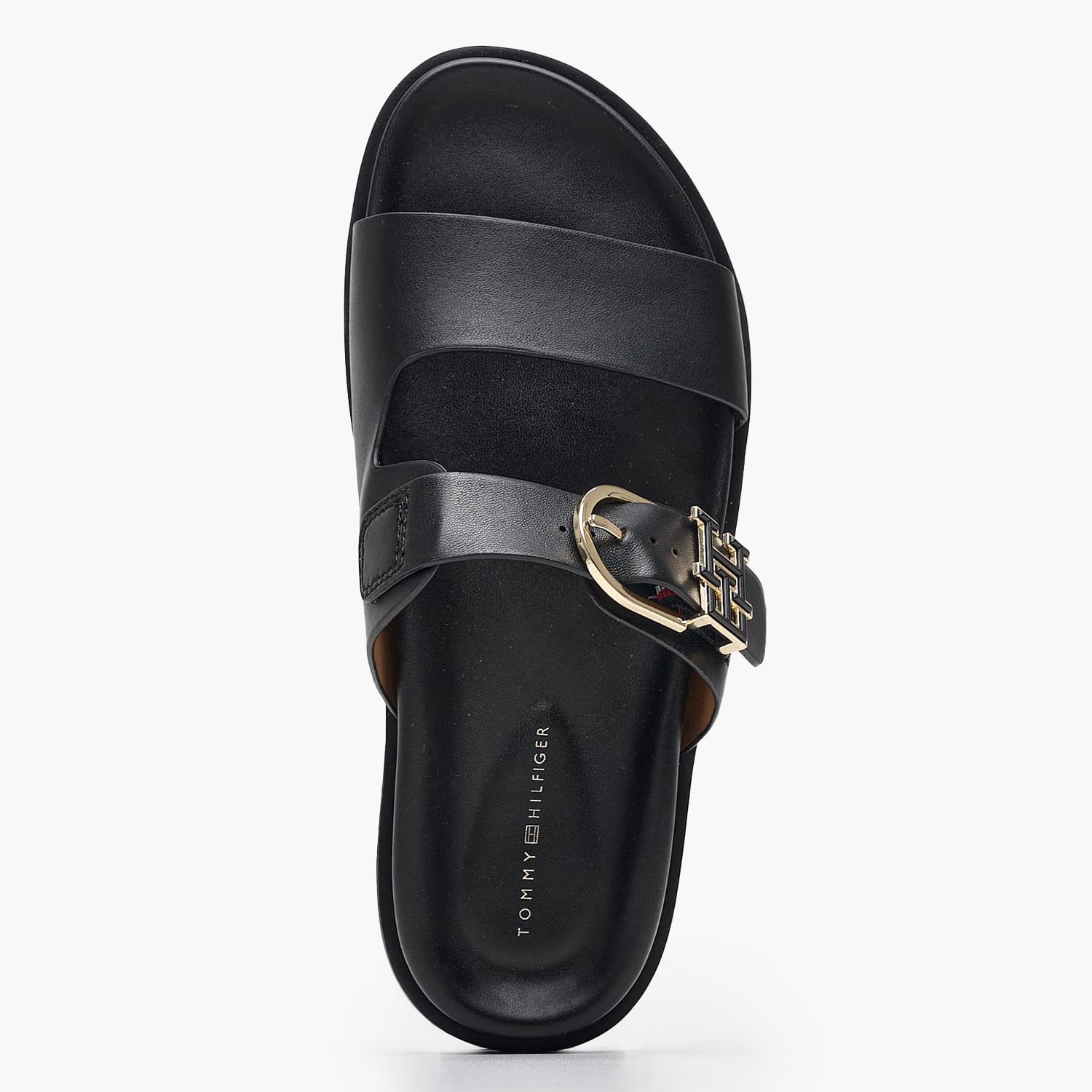 Γυναικεία Flats Th.Sporty.Mule Μαύρο Δέρμα Tommy Hilfiger Γυναικεία Flats Th.Sporty.Mule Μαύρο Δέρμα Tommy Hilfiger
