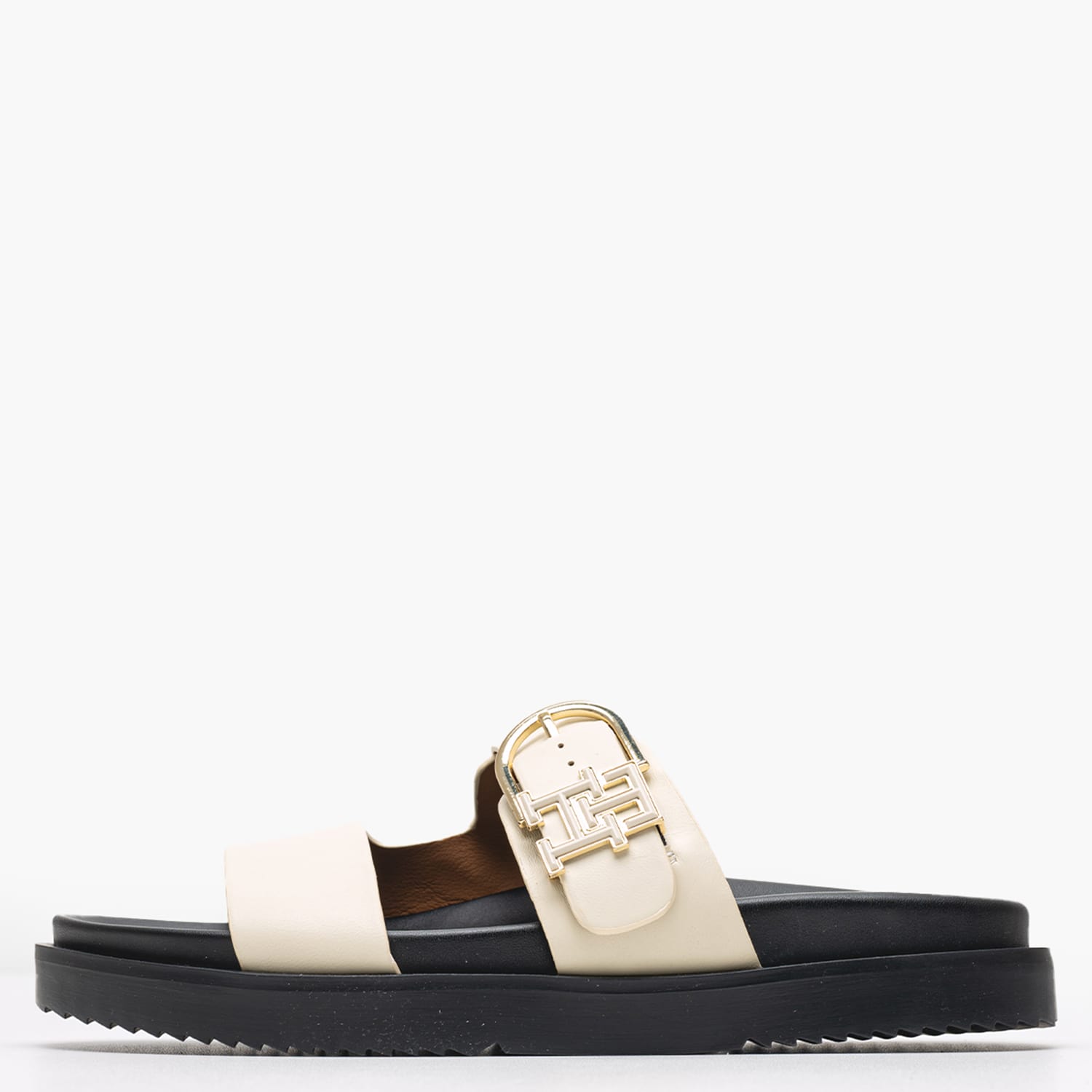 Γυναικεία Flats Th.Sporty.Mule Μπεζ Δέρμα Tommy Hilfiger