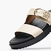 Women Flats Th.Sporty.Mule Beige Leather Tommy Hilfiger Women Flats Th.Sporty.Mule Beige Leather Tommy Hilfiger