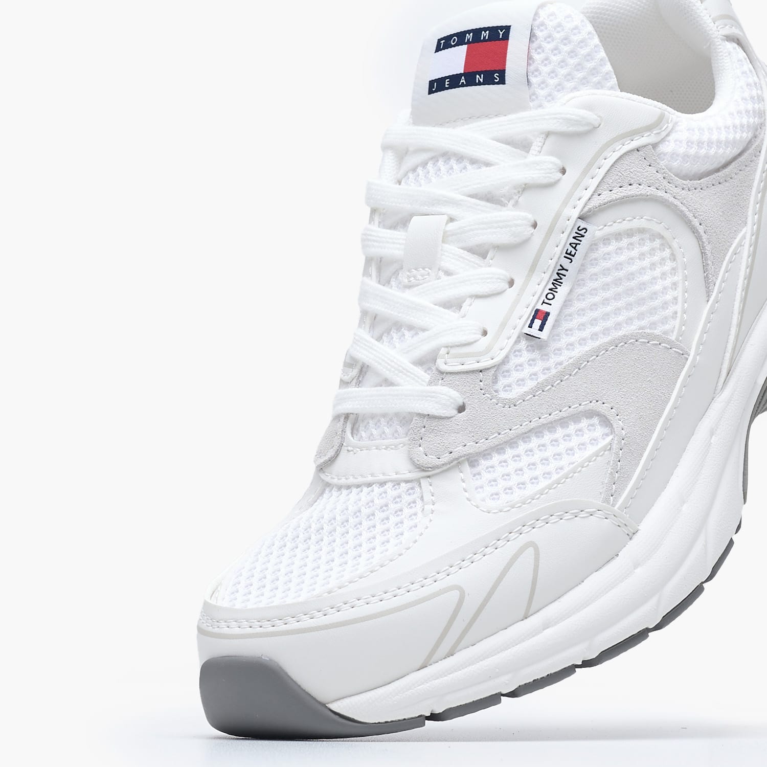 Γυναικεία Παπούτσια Casual The.Coney Άσπρο ECOleather-Ύφασμα Tommy Hilfiger