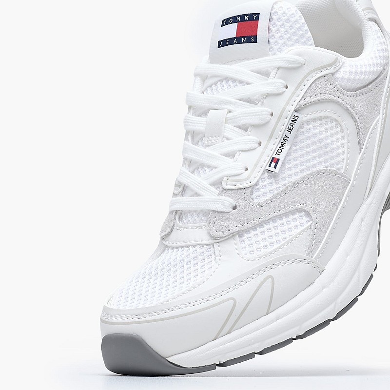 Γυναικεία Παπούτσια Casual The.Coney Άσπρο ECOleather-Ύφασμα Tommy Hilfiger