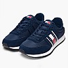 Men Casual Shoes Tjm.Rnr Blue Buckskin-Fabric Tommy Hilfiger Men Casual Shoes Tjm.Rnr Blue Buckskin-Fabric Tommy Hilfiger